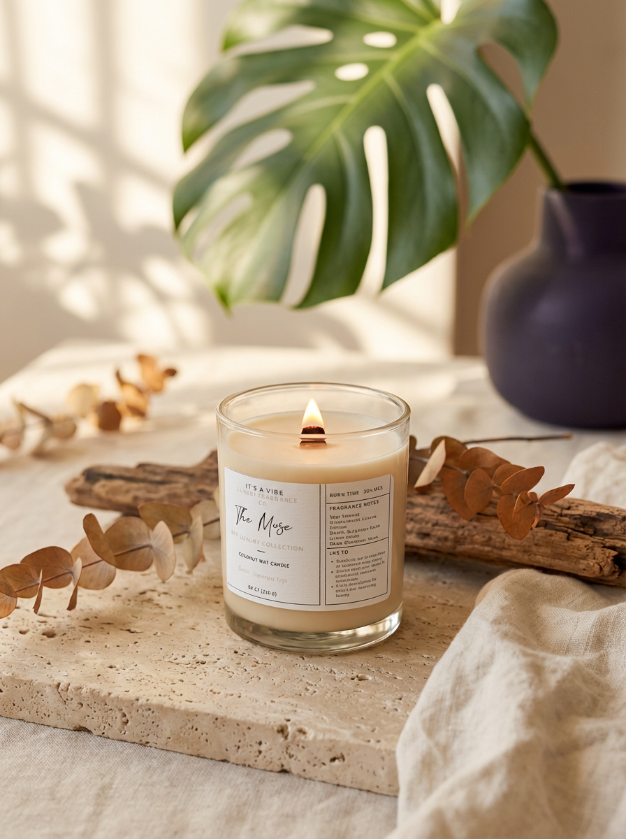 The Muse (Baies by Diptyque Type) - 8 oz Glass Candle