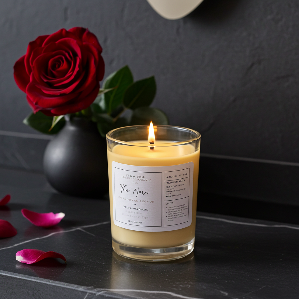 The Aura (Baccarat Maison Francis Kurkdjian Type) - 8oz Glass Candle