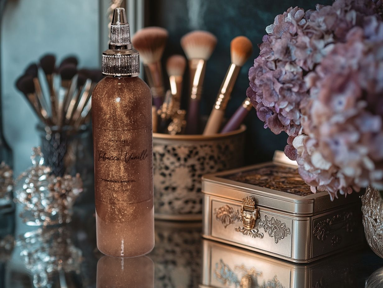 Tobacco Vanille (Tom Ford Type) - Luxury Scented Shimmering Body Oil *Limited Release