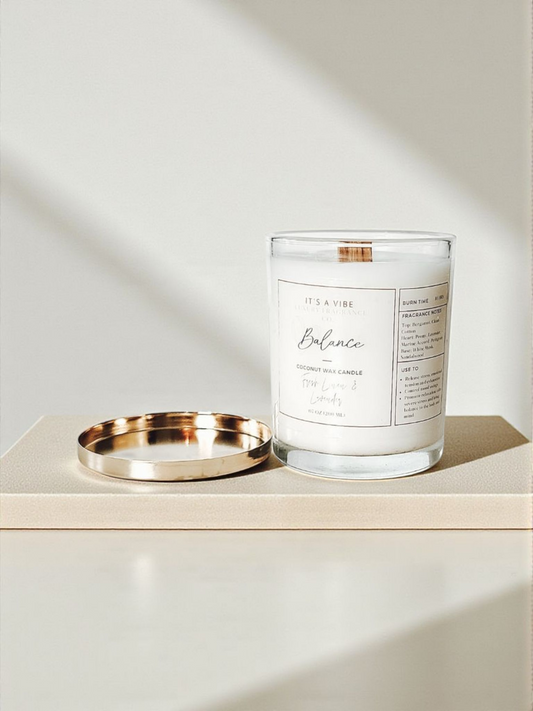 Balance - 7 oz Luxury Glass Candle