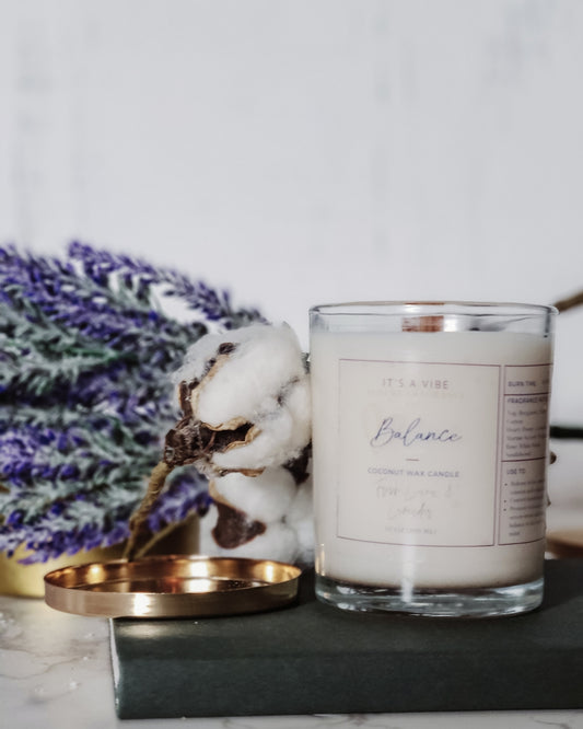 Balance - 7 oz Luxury Glass Candle