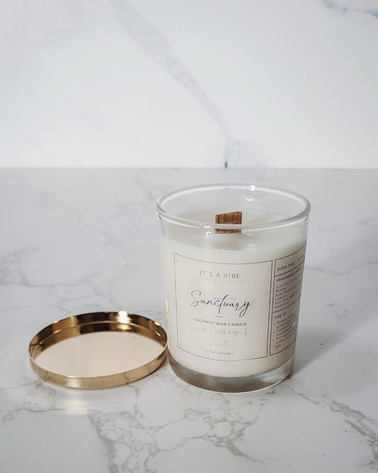 Sanctuary - 7 oz Luxury Glass Candle