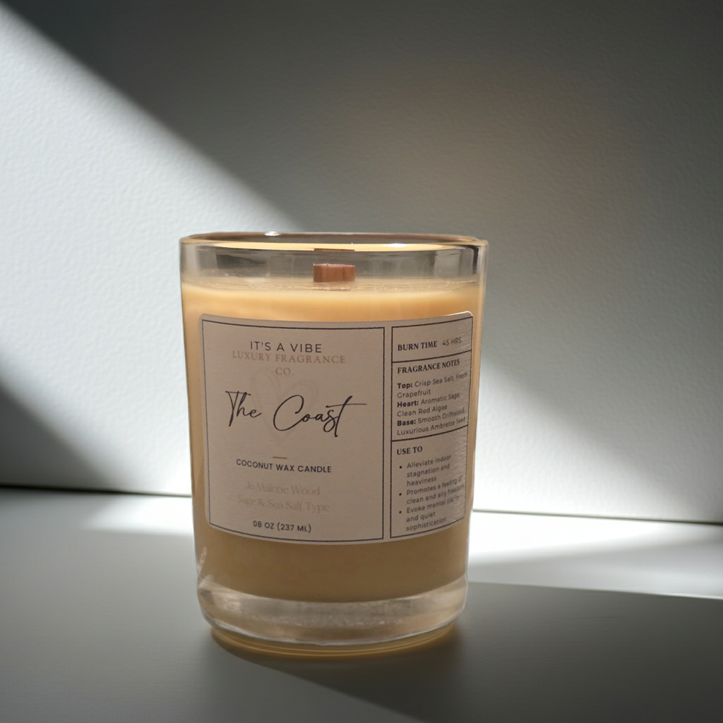 The Coast (Wood Sage & Sea Salt by Jo Malone Type) - 8oz Glass Candle