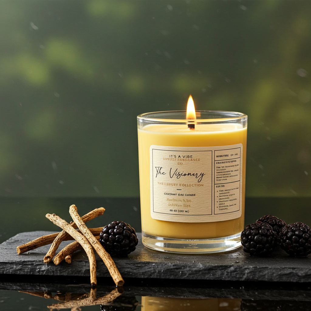 The Visionary (Blackberry & Bay Jo Malone Type) - Luxury Glass Candle
