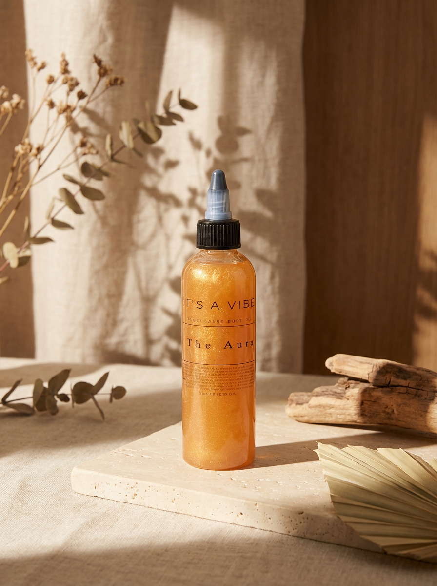 The Aura (Baccarat Rouge 540 Maison Francis Kurkdjian Type) | Shimmering Body Oil 4 oz