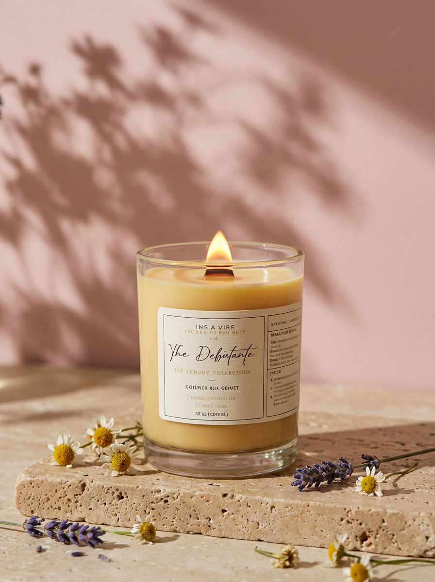 The Debutante (Chance Eau Tendre by Chanel Type)of Gra - 8oz Glass Candle