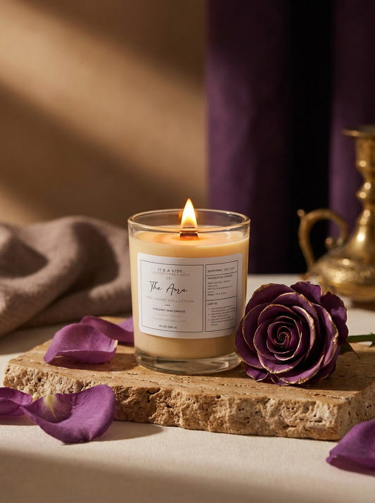 The Aura (Baccarat Maison Francis Kurkdjian Type) - 8oz Glass Candle