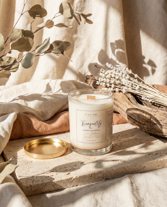 Tranquility - 7 oz Luxury Glass Candle