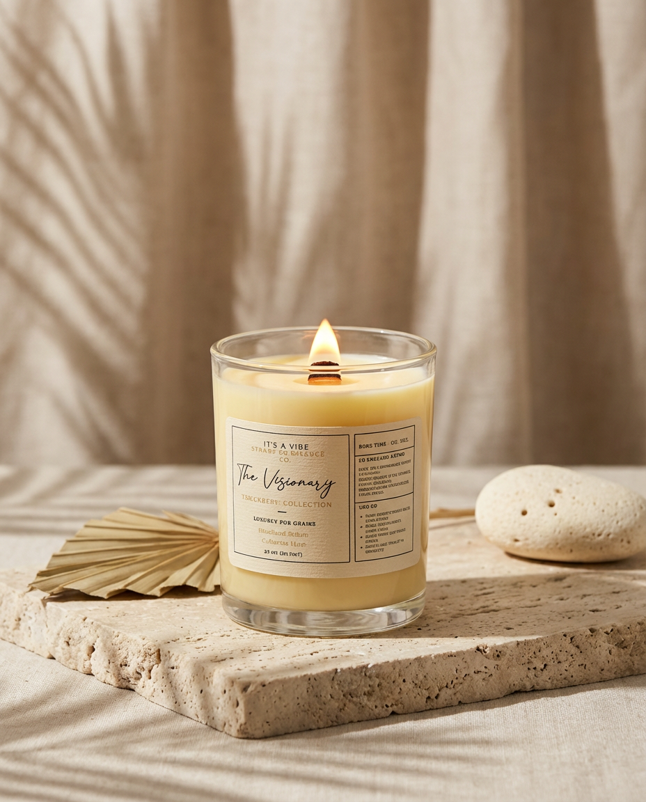 The Visionary (Blackberry & Bay Jo Malone Type) - Luxury Glass Candle