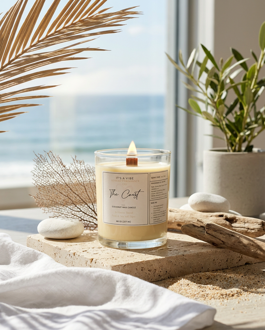 The Coast (Wood Sage & Sea Salt by Jo Malone Type) - 8oz Glass Candle
