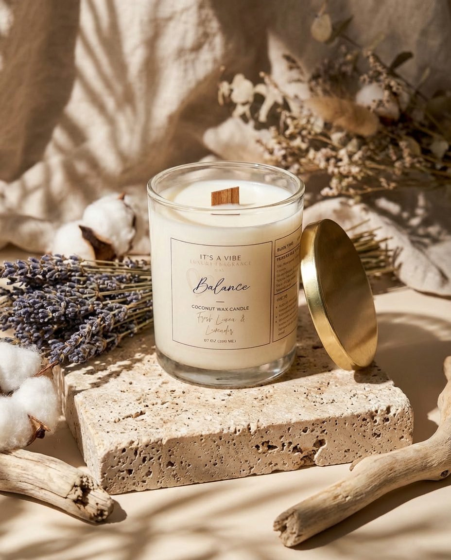 Balance - 7 oz Luxury Glass Candle