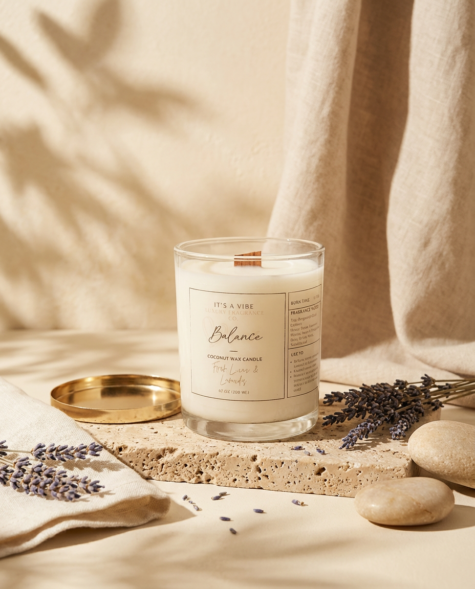 Balance - 7 oz Luxury Glass Candle