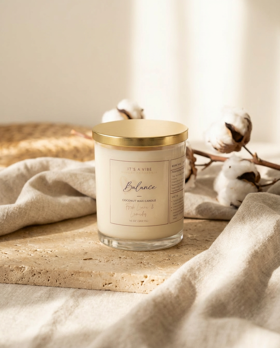 Balance - 7 oz Luxury Glass Candle