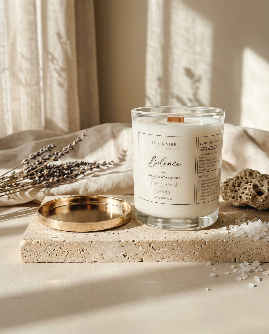Balance - 7 oz Luxury Glass Candle