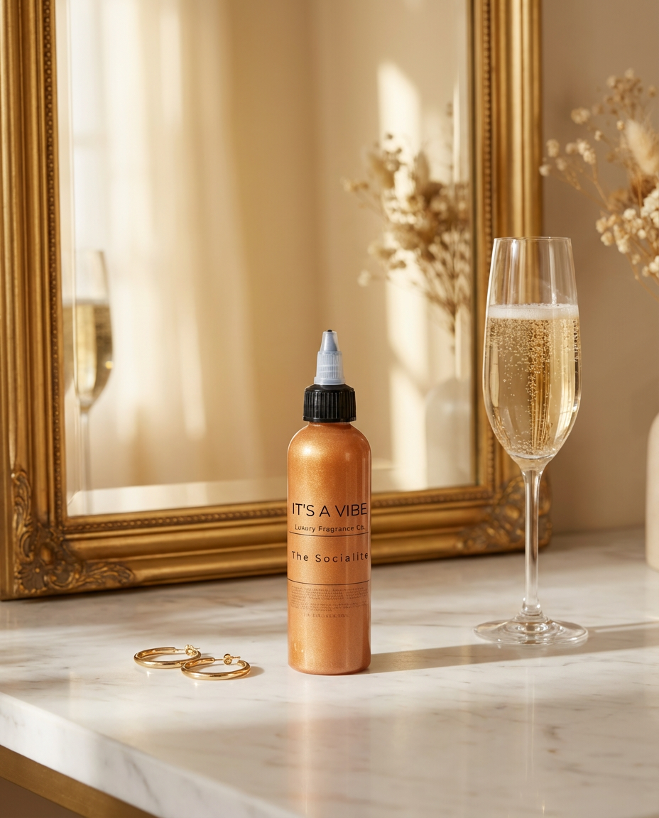 The Socialite (Heavy Cream by Phlur Type) | Shimmering Body Oil 4 oz