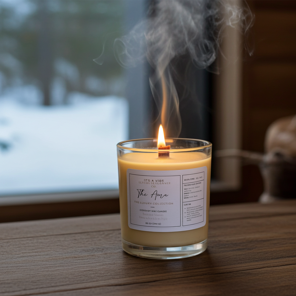 The Aura (Baccarat Maison Francis Kurkdjian Type) - 8oz Glass Candle