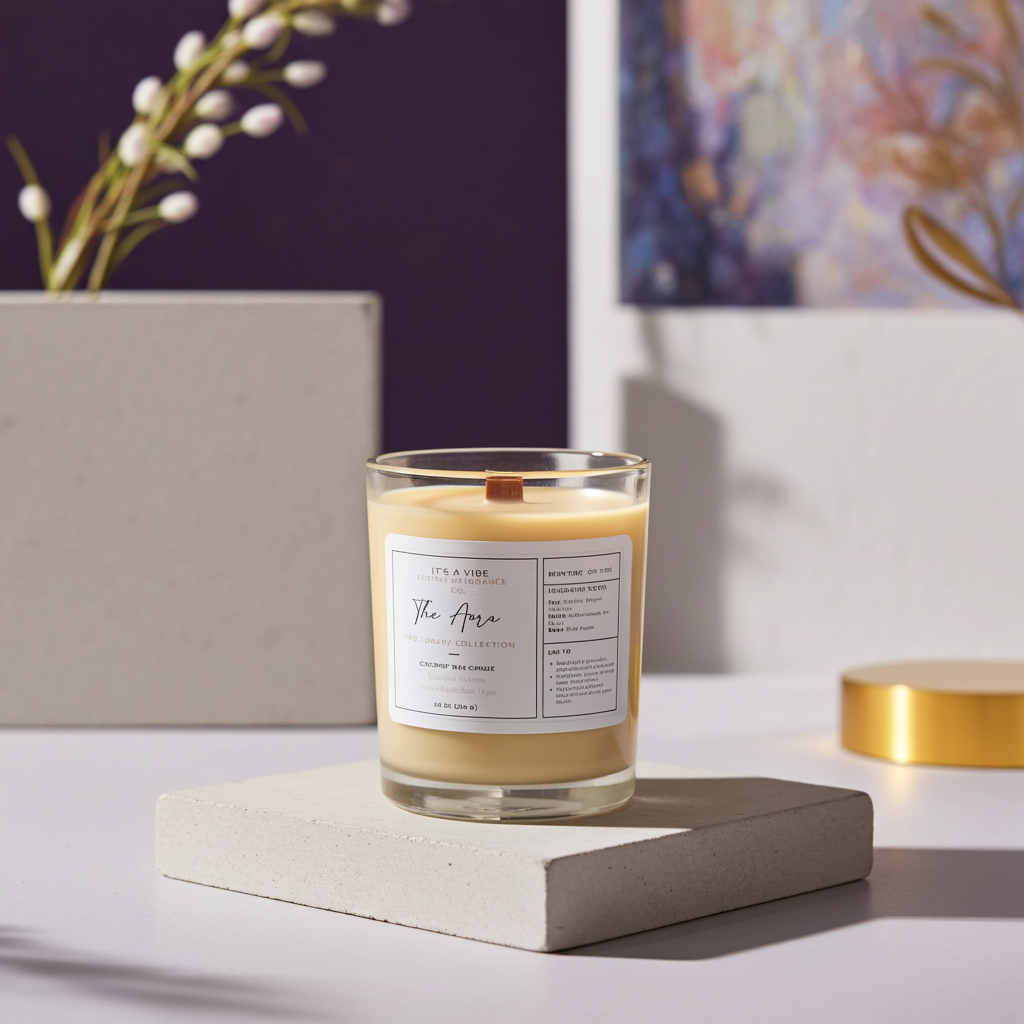 The Aura (Baccarat Maison Francis Kurkdjian Type) - 8oz Glass Candle