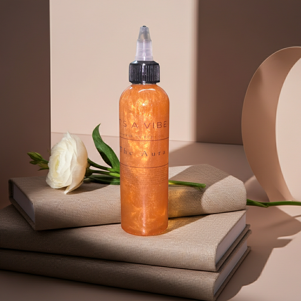 The Aura (Baccarat Rouge 540 Maison Francis Kurkdjian Type) | Shimmering Body Oil 4 oz