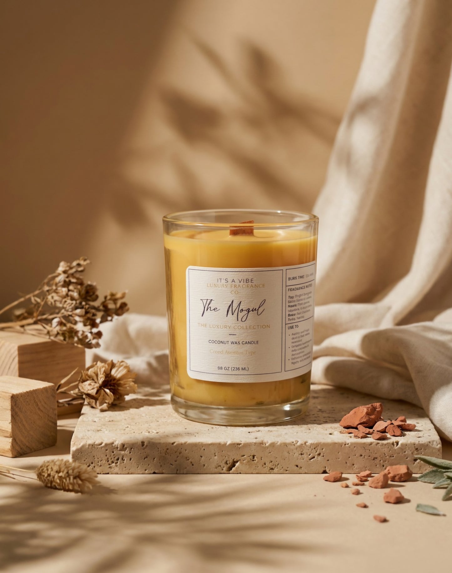 The Mogul (Creed Aventus Type) - 8oz Glass Candle