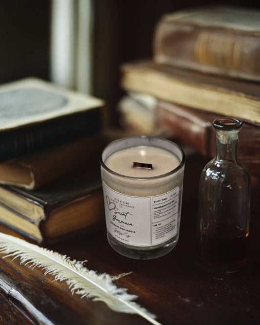 Saint Germain (Diptyque Type) - 7oz Glass Candle *Limited Release*
