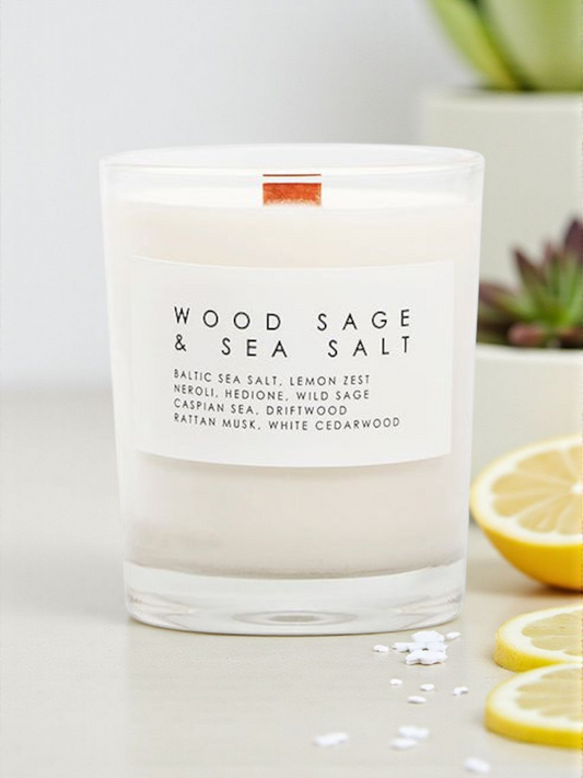The Coast (Wood Sage & Sea Salt by Jo Malone Type) - 7oz Glass Candle