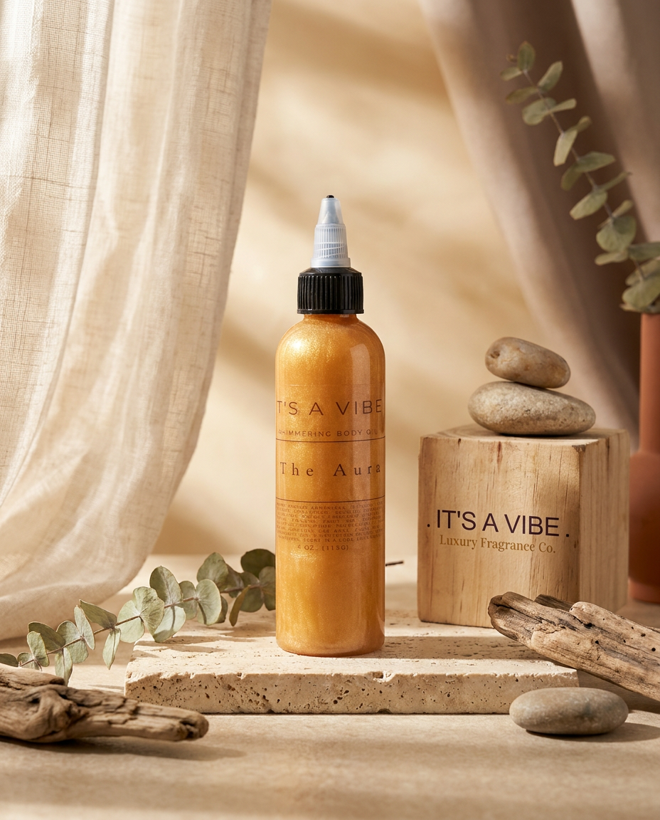 The Aura (Baccarat Rouge 540 Maison Francis Kurkdjian Type) | Shimmering Body Oil 4 oz