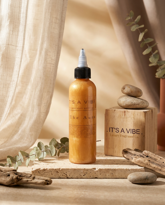 The Aura (Baccarat Rouge 540 Maison Francis Kurkdjian Type) | Shimmering Body Oil 4 oz