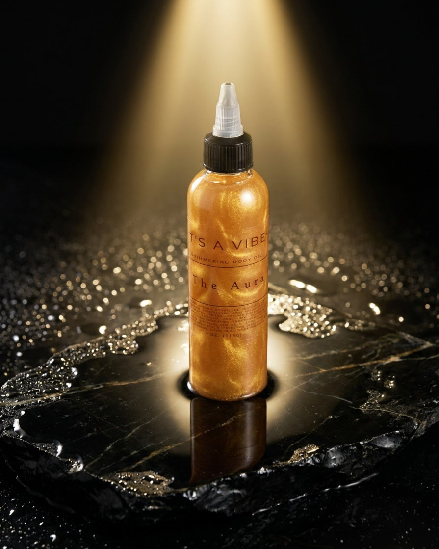 The Aura (Baccarat Rouge 540 Maison Francis Kurkdjian Type) | Shimmering Body Oil 4 oz