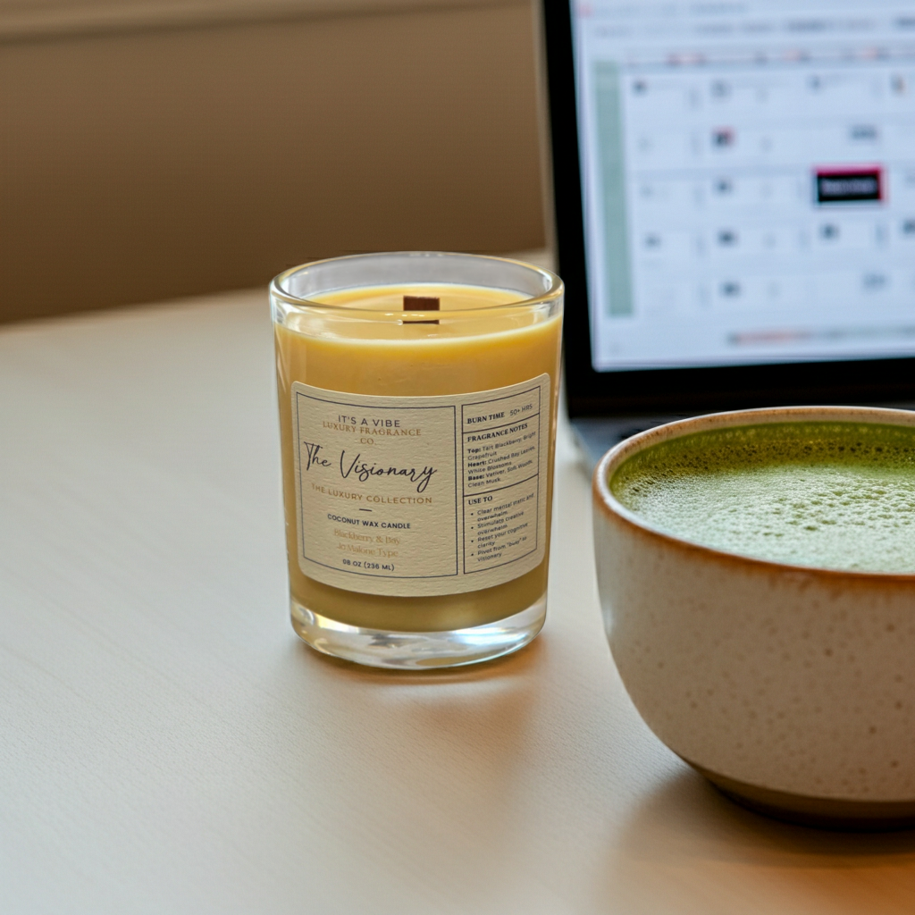 The Visionary (Blackberry & Bay Jo Malone Type) - Luxury Glass Candle