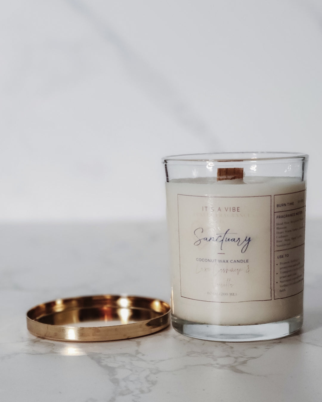 Sanctuary - 7 oz Luxury Glass Candle